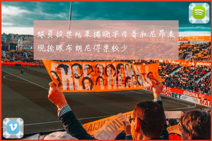 球员投票结果揭晓字母哥和尼昂表现抢眼布朗尼得票较少